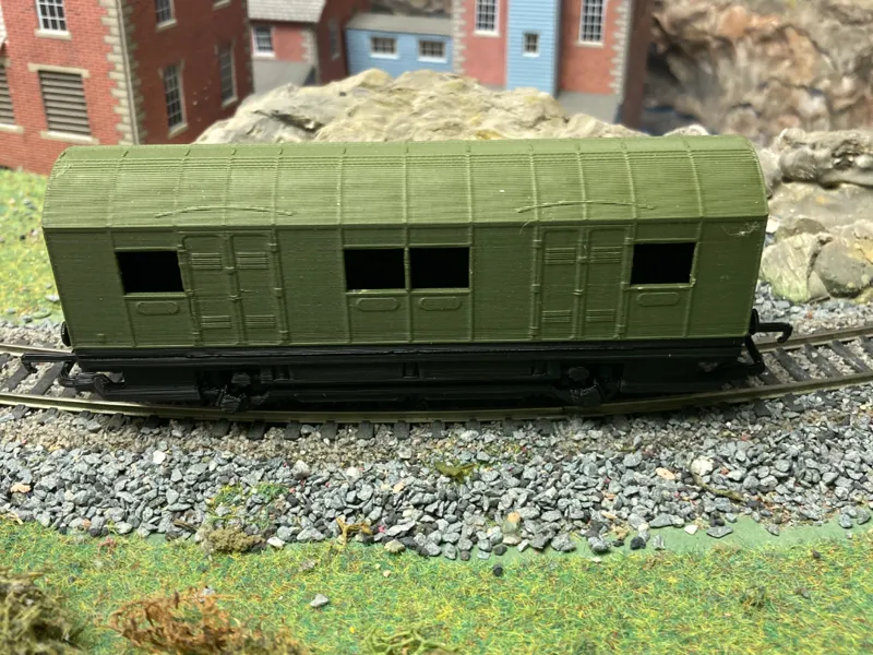 OO Gauge Model Railway - Southern Luggage Van