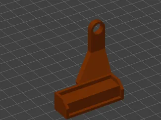 A1 Brush Mount for Creality Bed slingers