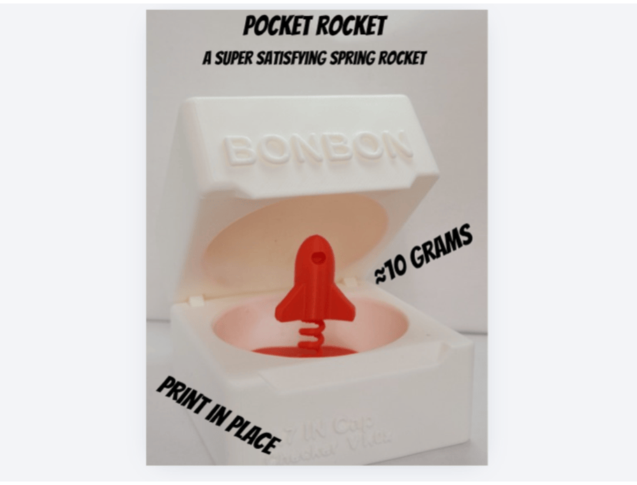 Pocket Rocket-A Super Satisfying Spring Fidget
