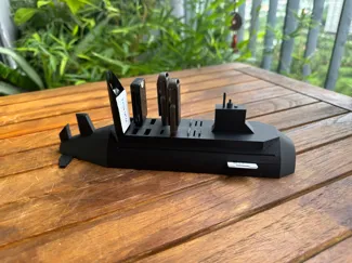 USB and SD Card Holder Submarine