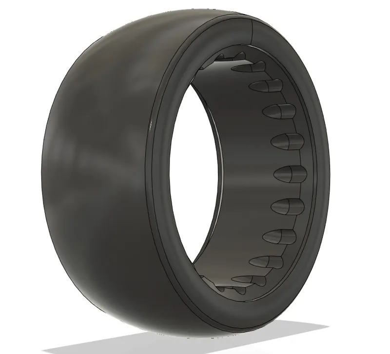 Slick tires for Datsun Sakura 240 3Dsets models
