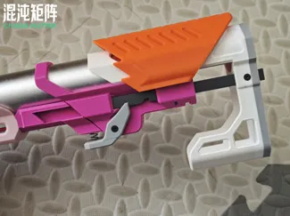 适用于长弓mod版皮肤的可调快拆后托组