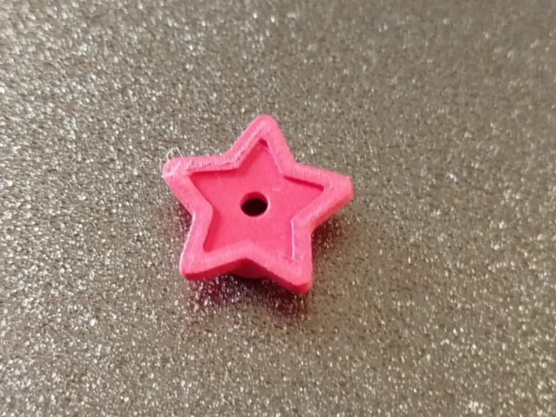 200% Brick 1x1 Star Stern Basic Klemmbaustein
