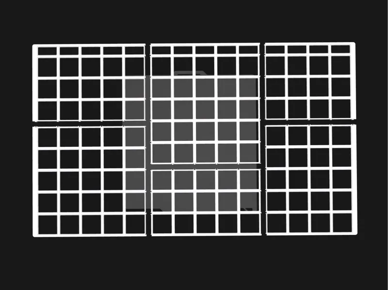 GRIPS Gridfinity Baseplate 610×370mm (A1 Mini)