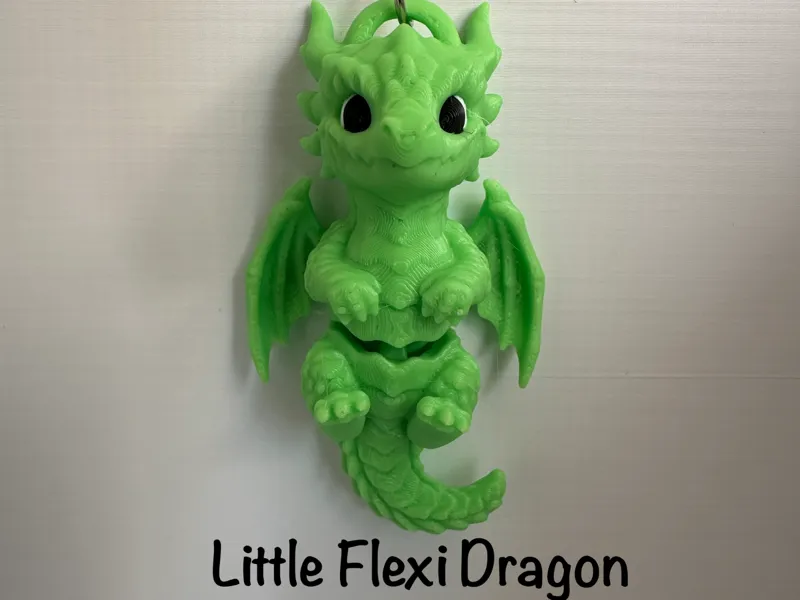 Little Flexi Dragon Keychain