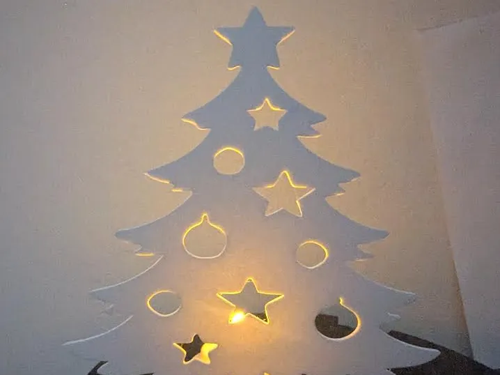 Tealight Christmas tree