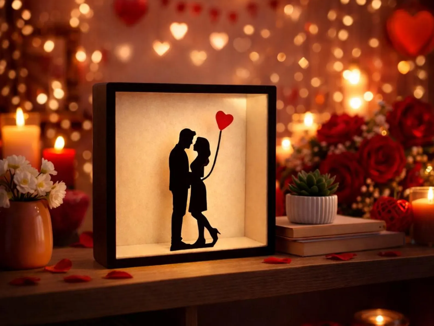 Valentine's Day 3D Shadow Box