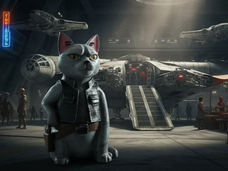 Han Solo Cat - The Feline Scoundrel