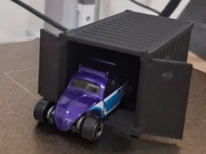 Shipping Container for cars 1/64