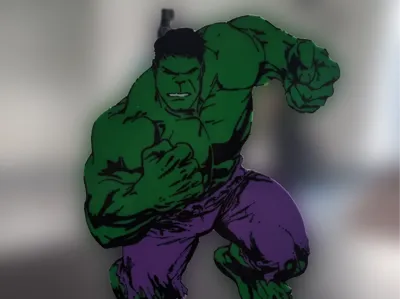Hulk Plate with Customizable Name and Stand
