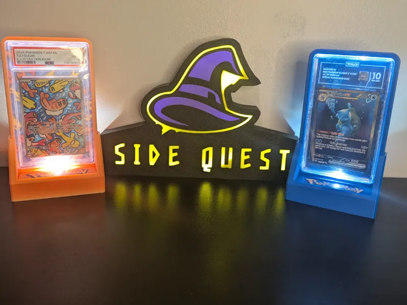 Graded Card Extended Art Guard Light Base