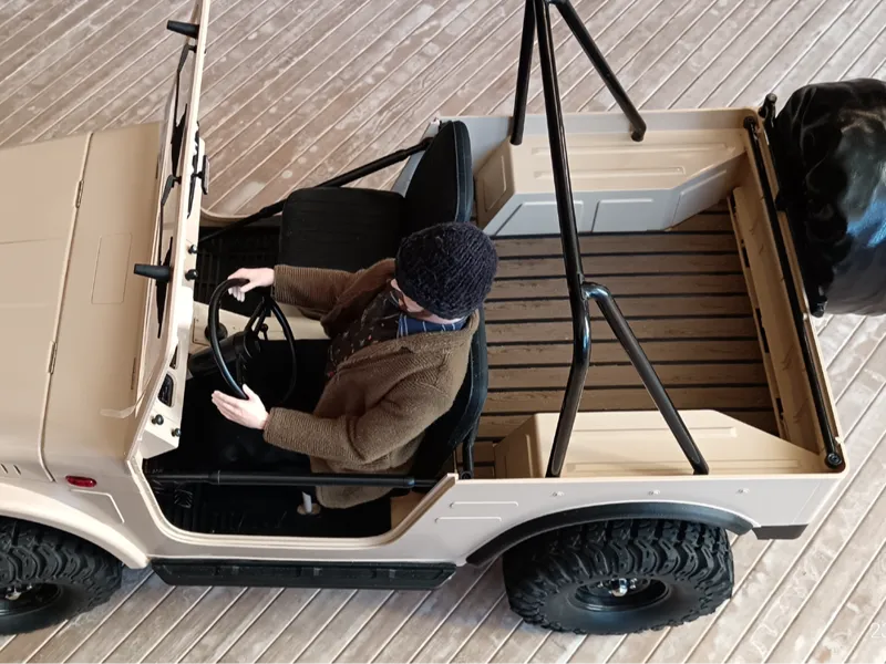 FMS SUZUKI JIMNY LJ10 PIANALE VANO CARICO IN LEGNO
