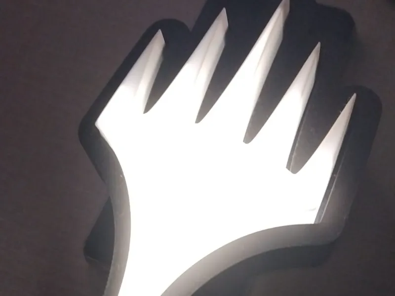 lampada a led di magic the gatering