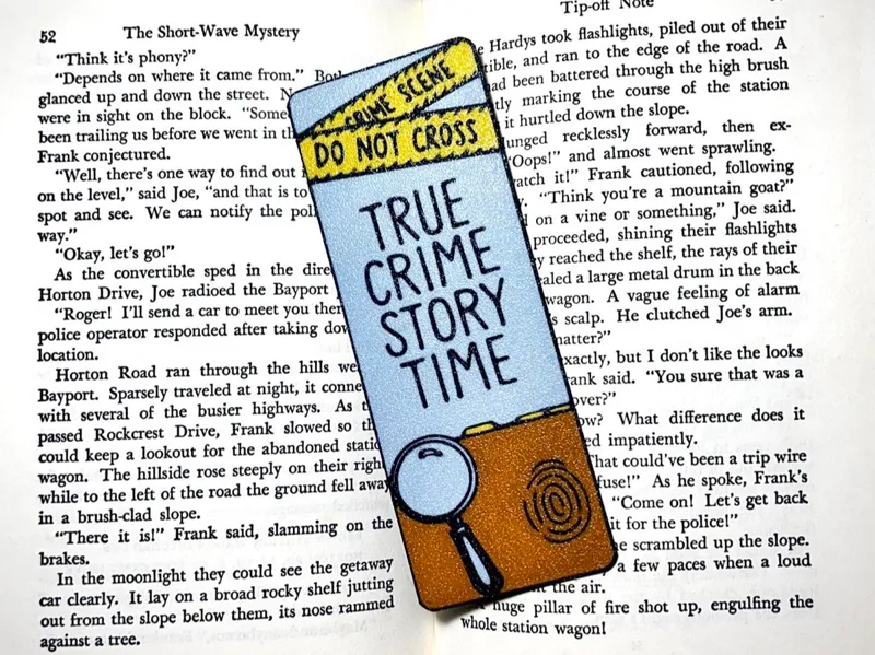 True Crime Story Bookmark
