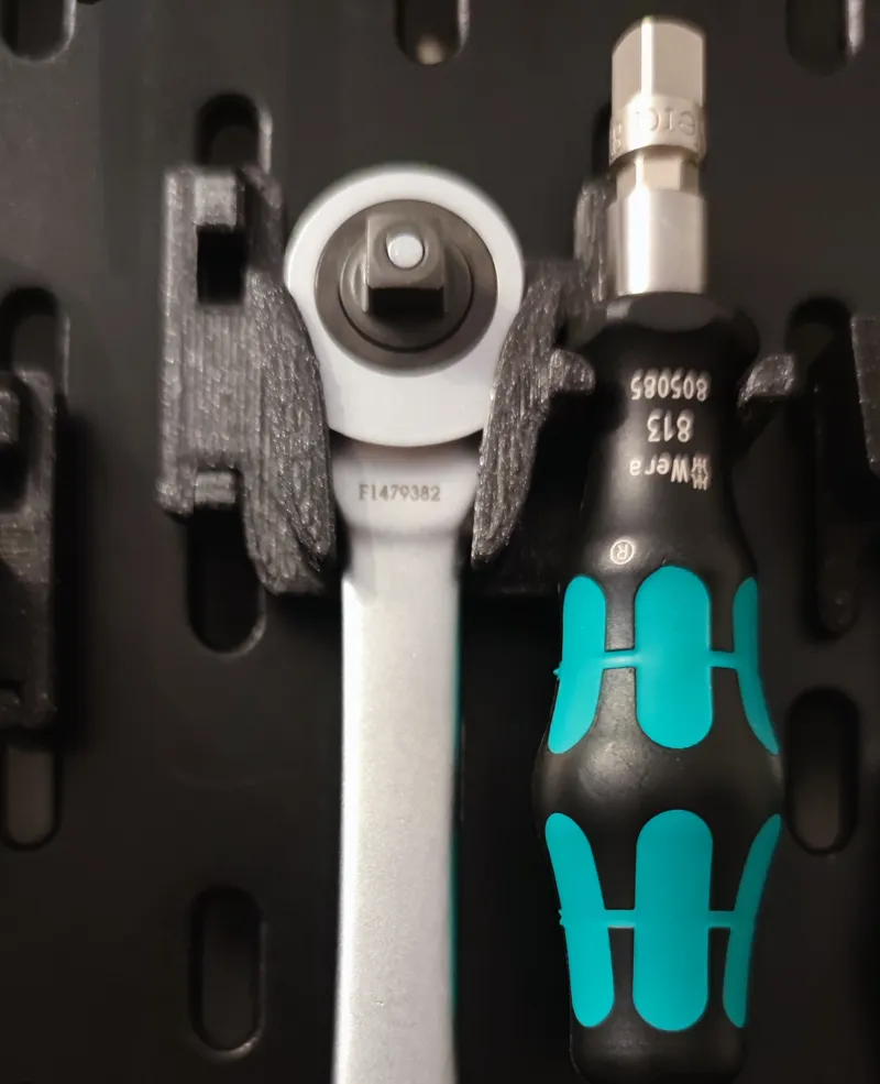 Skadis Holder Wera Zyklop Switch and Kraftform 813