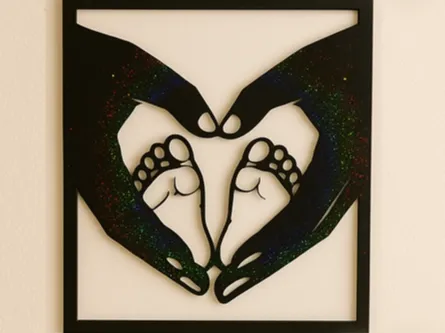 Wall Decor "Love in Parents' Hands"