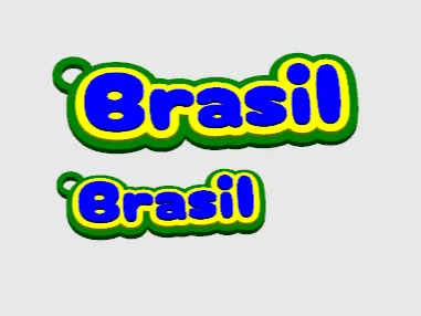 Chaveiro Brasil 