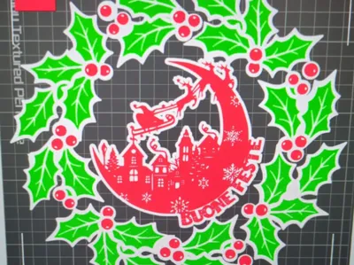 garland with Santa Claus