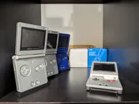 Gameboy Advance SP (with angle, high quality)