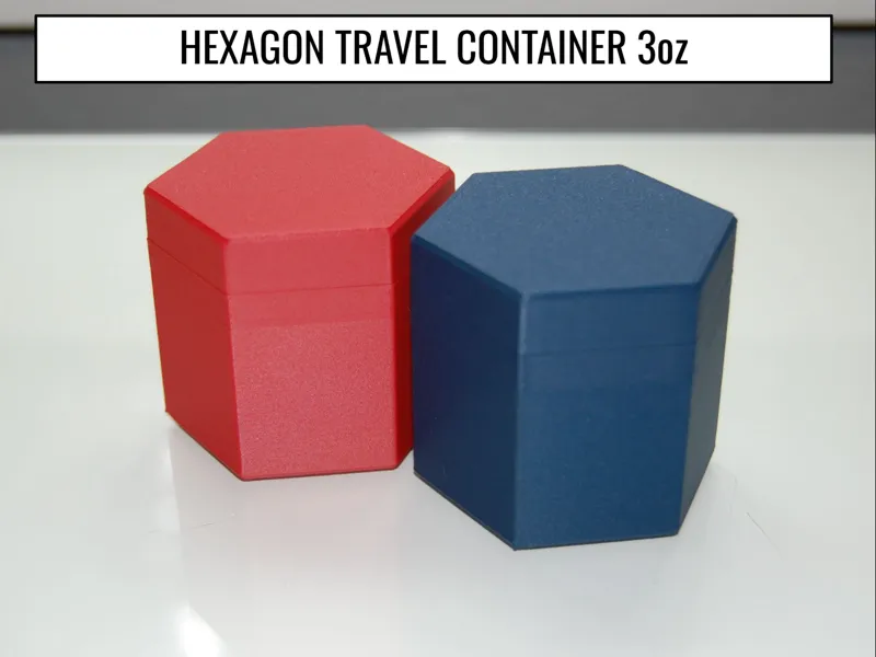 Hexagon Travel Container 3oz