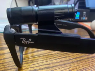 EDC Flashlights Holder for Meta Ray Ban Wayfarer