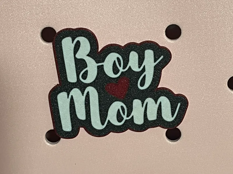 Boy Mom Bogg Charm