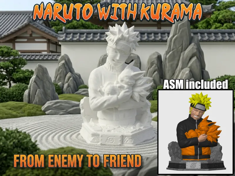 Naruto with Kurama: From enemy to friend