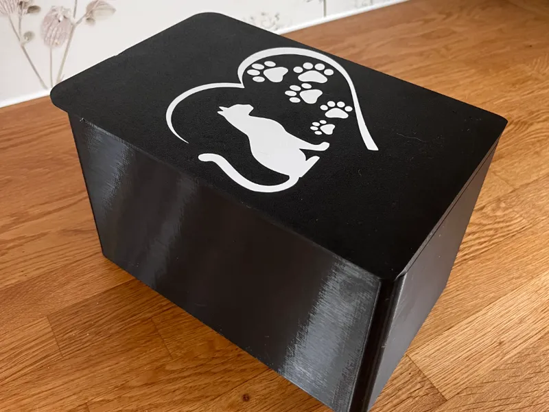 Cats Dry Food Box / Katzen Trockenfutter Box