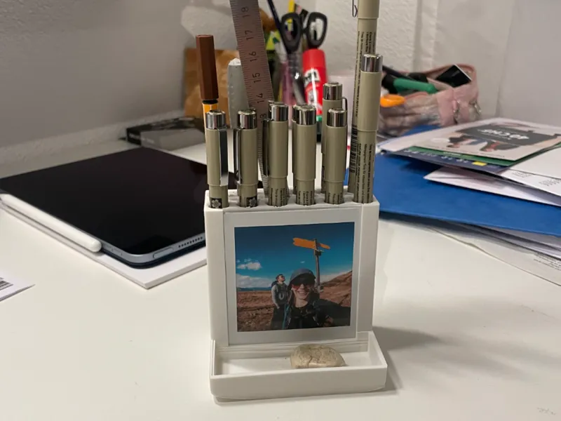 Stifthalter mit Instax Square
