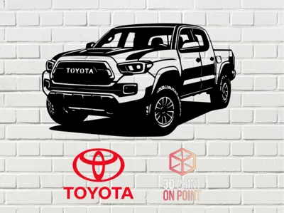 TOYOTA TACOMA 2021 TRD PRO - 2D WALL ART