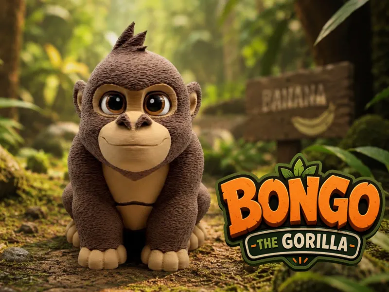 Bongo the Gorilla - Desk Buddy