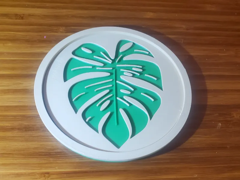 Monstera Coaster