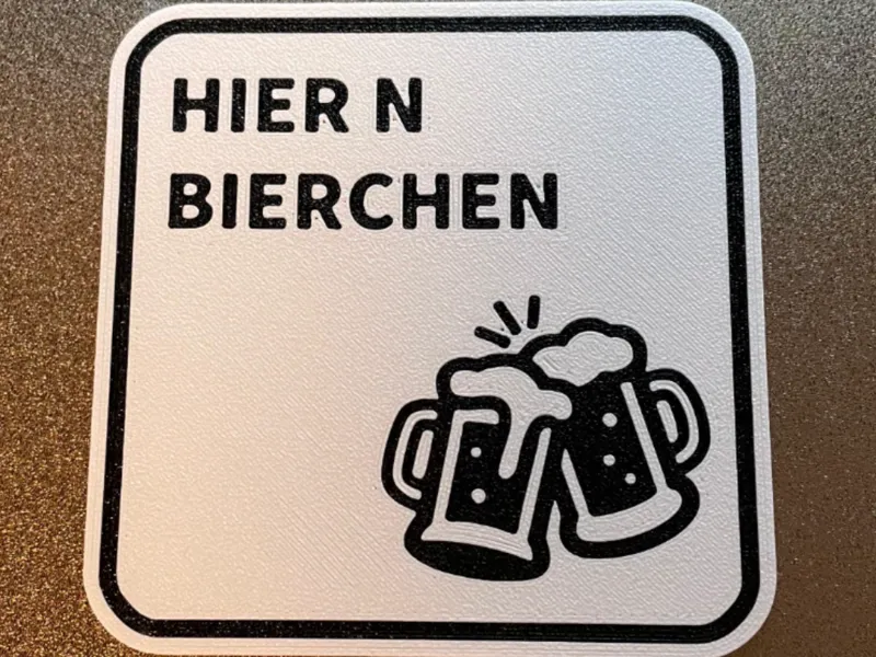 Untersetzer / Bierschild