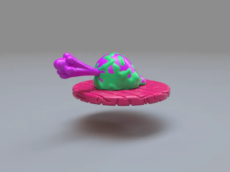 Lonely Poison Slime | Adorable D&D-Inspired Mini