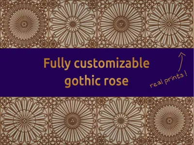 Design your own gothic rose