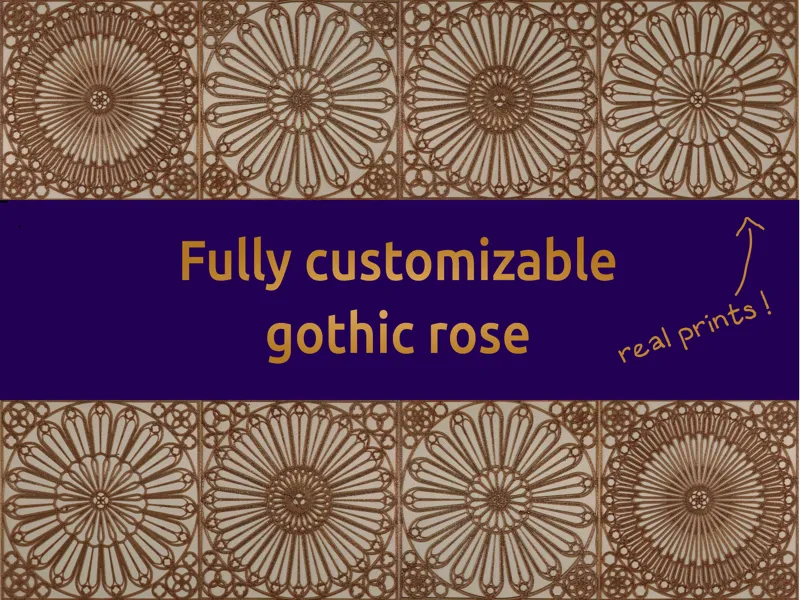 Design your own gothic rose
