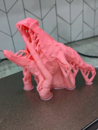 Buste de dragon low poly — photo 4