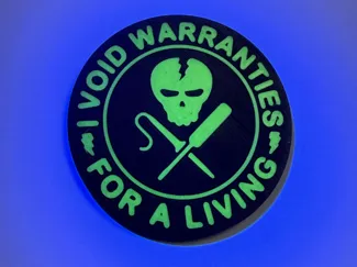 I VOID WARRANTIES FOR A LIVING COIN