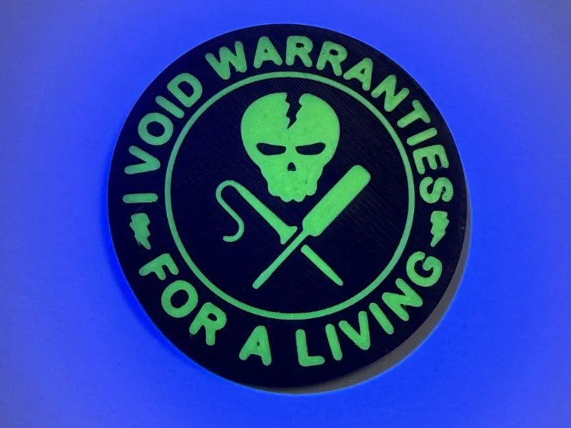 I VOID WARRANTIES FOR A LIVING COIN