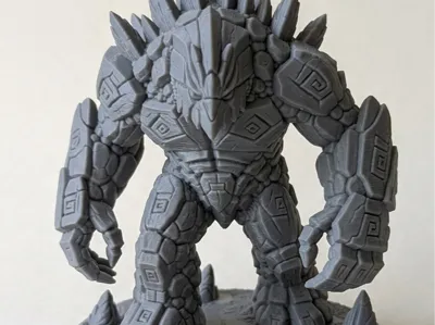 Runeheart Stone Titan – Golem Miniature