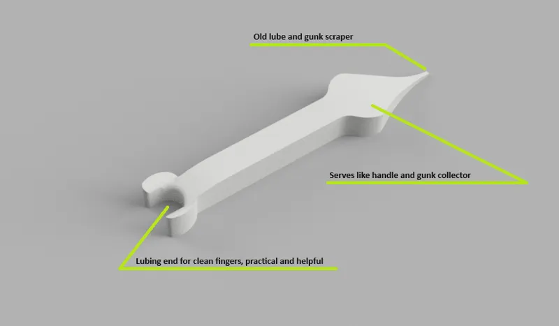 Rod lube helper - endless compatibility