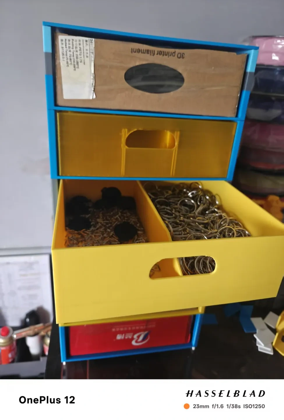 Miniatura 4 do modelo 3D 桌面收纳无限抽屉耗材料盘盒 盒子 耗材
