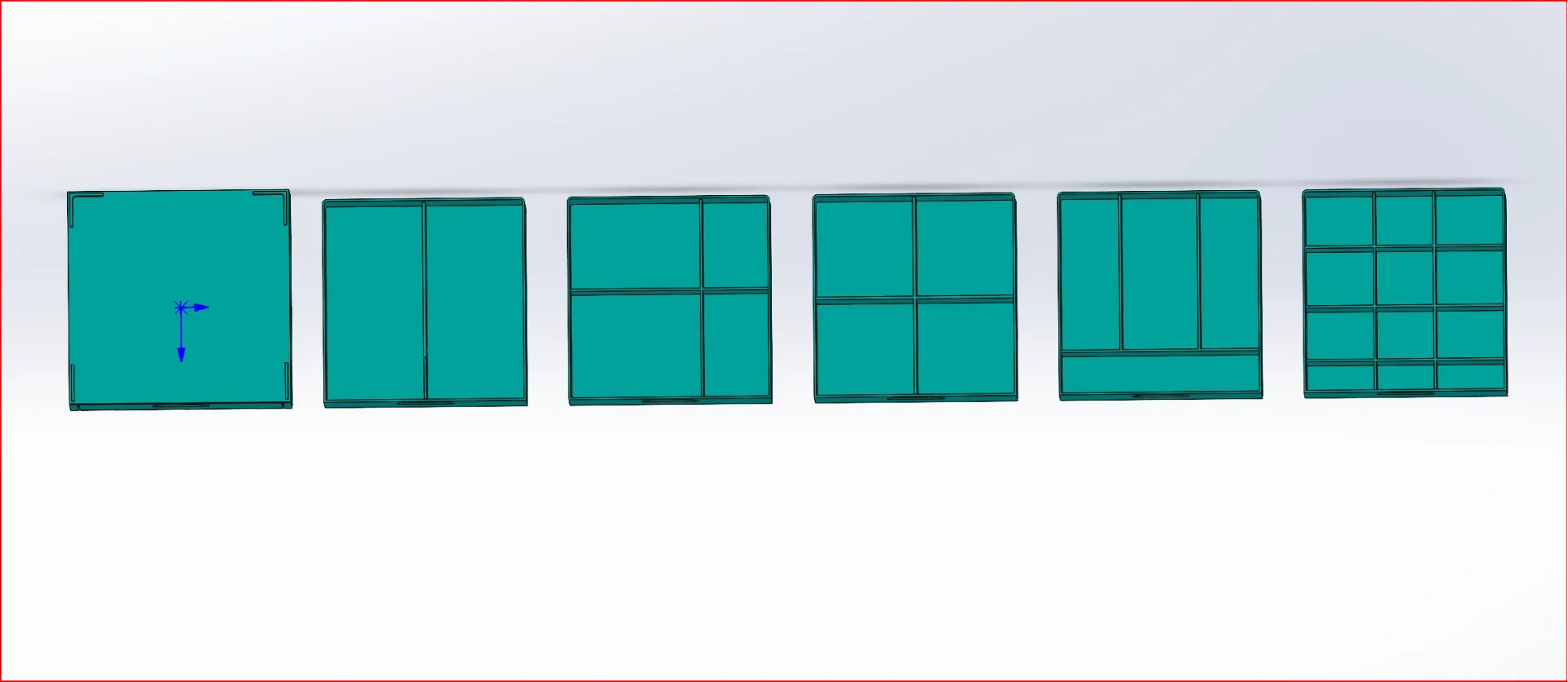 Miniatura 8 do modelo 3D 桌面收纳无限抽屉耗材料盘盒 盒子 耗材