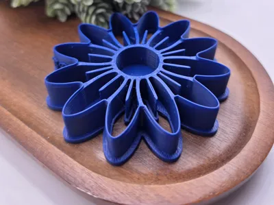 Large Floral Polymer Clay Cutter