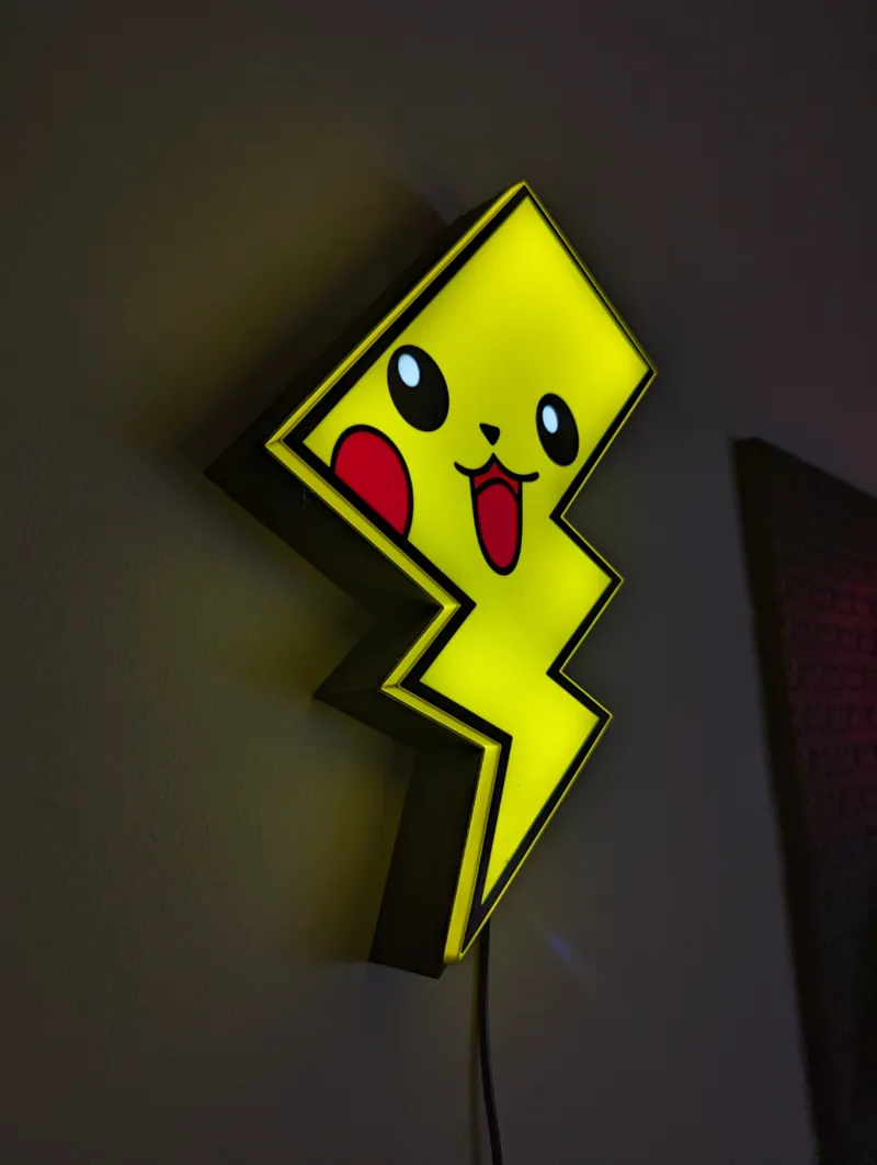 Pikachu lightning light box