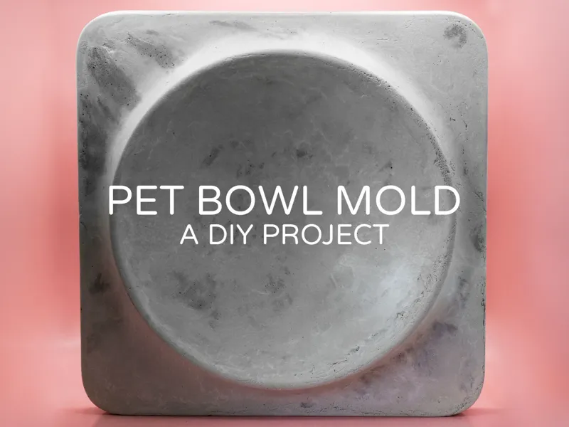 Pet Bowl Mold SQ by Pork3D.com