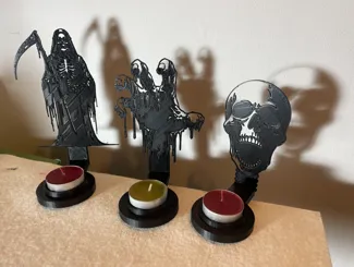 Terrifying Trio Tea-Light Projectors
