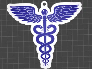 Caduceo, llavero medicina