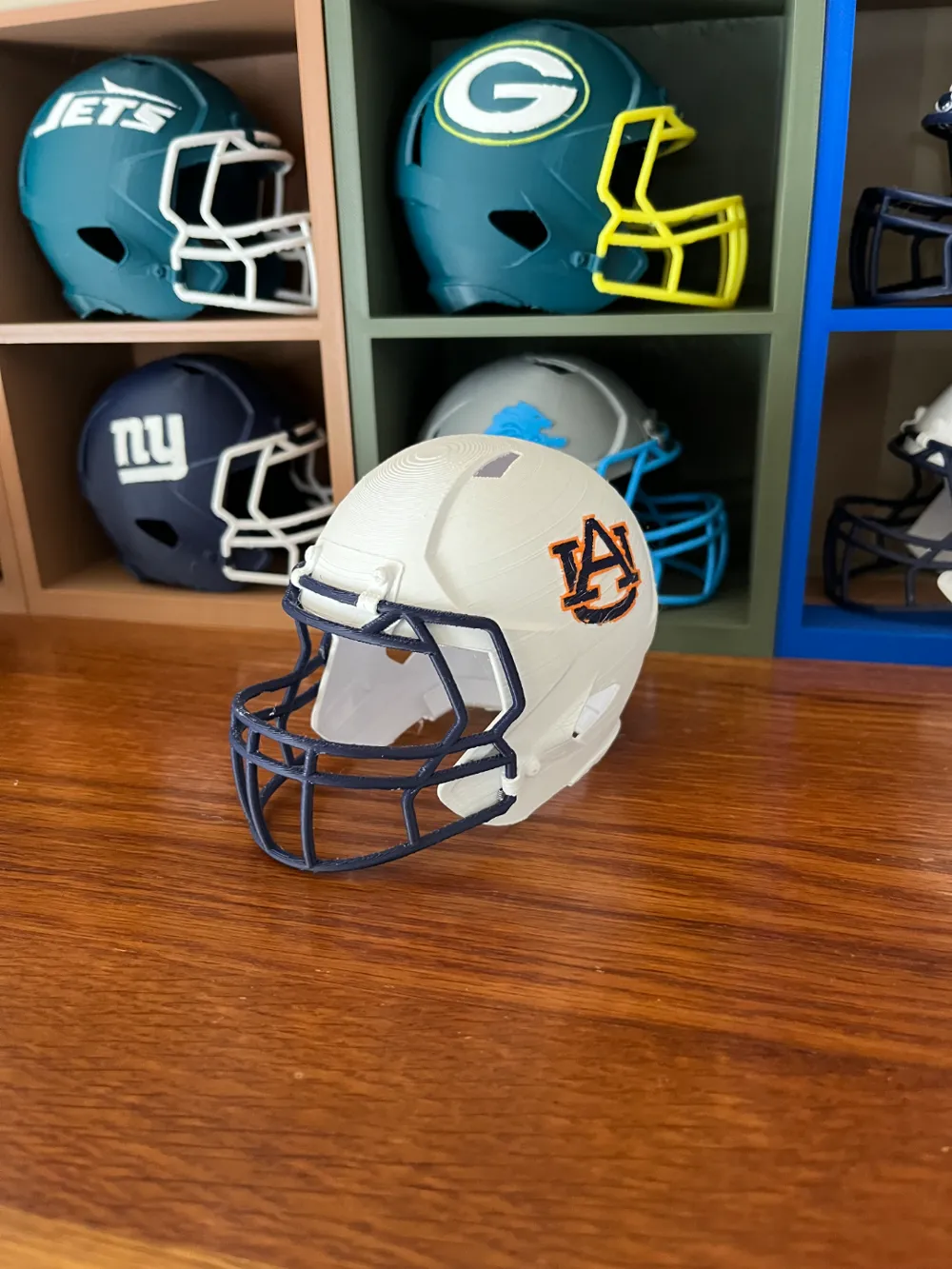 auburn football helmet and puppies pri t Auburn Tigers Football Helmet - Free 3D Print Model