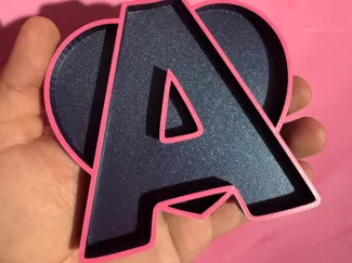 Almacenaje en forma de A con un corazón